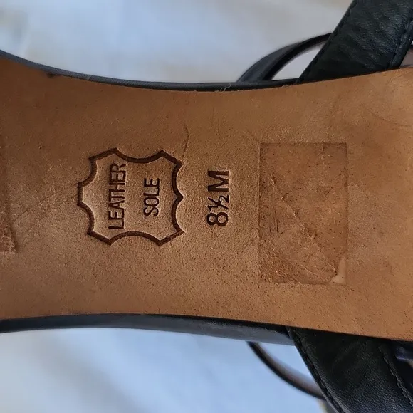 Tory Burch Elana Leather Strappy Heel Sandals