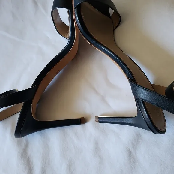 Tory Burch Elana Leather Strappy Heel Sandals
