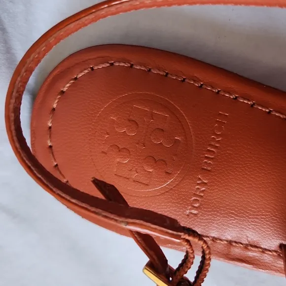 Tory Burch Patent Leather Strappy T-strap Sandals