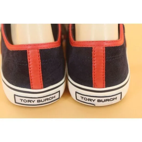 Tory Burch Red Blue Sneakers | Color: Blue/Red | Size: 10
