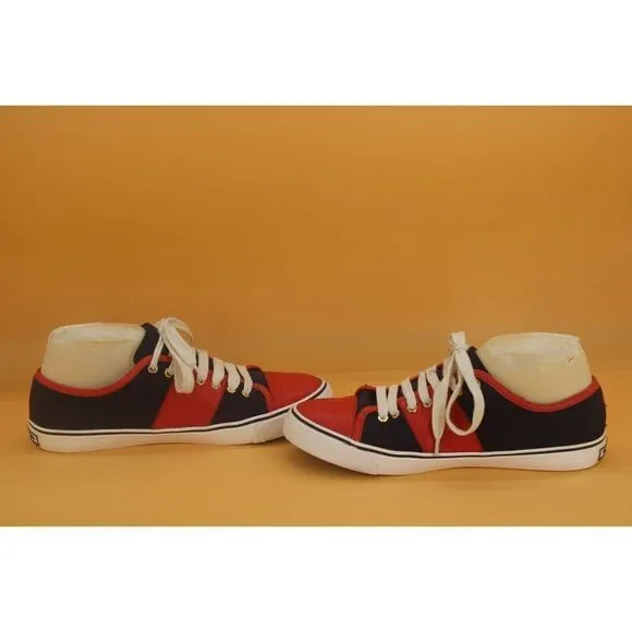 Tory Burch Red Blue Sneakers | Color: Blue/Red | Size: 10