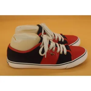 Tory Burch Red Blue Sneakers | Color: Blue/Red | Size: 10