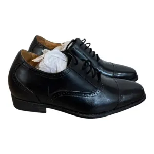 TOTO Men's Height Increase Dress Shoes Size 240 Black Elevator Oxford Lace