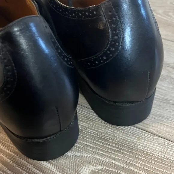 TOTO Men's Height Increase Dress Shoes Size 240 Black Elevator Oxford Lace