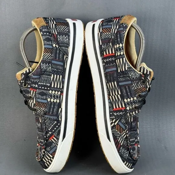 Twisted X Men's sneaker shoes , Moc Toe, Black Multi size 9