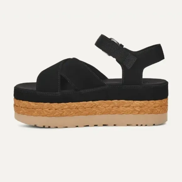 UGG Aubrey Ankle Strappy Flatform Sandals Sz-9.5