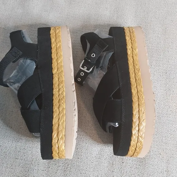 UGG Aubrey Ankle Strappy Flatform Sandals Sz-9.5
