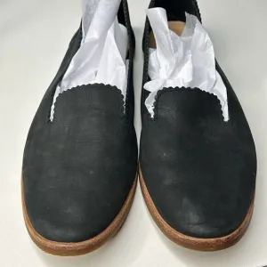 UGG Black Suede Flats Shoes 8.5