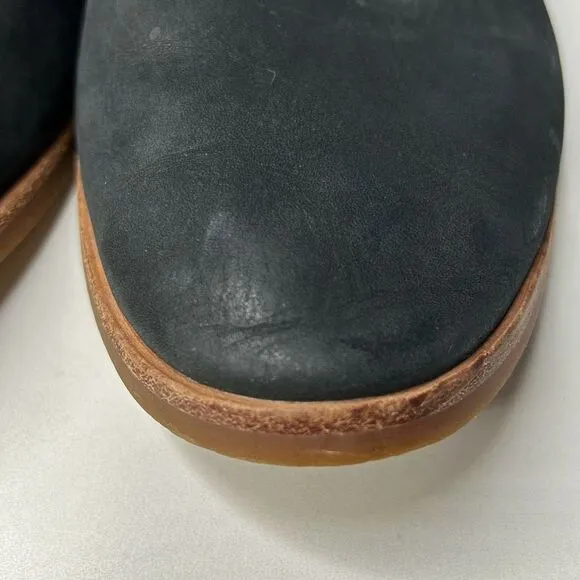 UGG Black Suede Flats Shoes 8.5