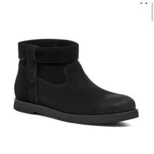 UGG Women's Black NWOT Josefene Cuff Ankle  Suede Bootie