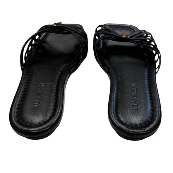 ULLA JOHNSON  Althea Cage Slide Shoes in Black NWB Size 39