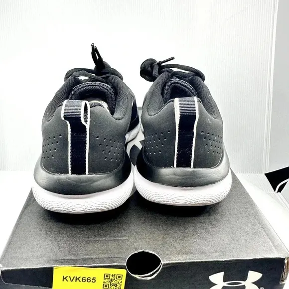 Under Armour Mens Athletic Shoes Charged Assert 9 3024591-001 Black 8.5W NIB