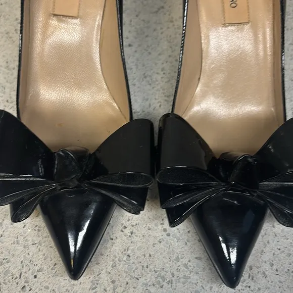 Valentino Black Bow Heels Size 36
