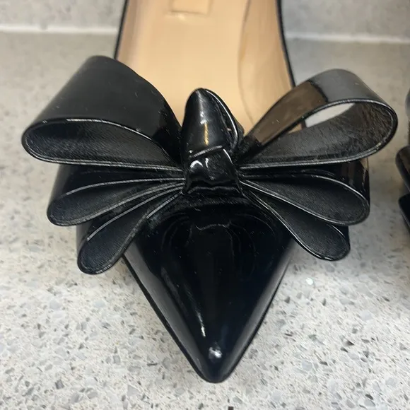 Valentino Black Bow Heels Size 36