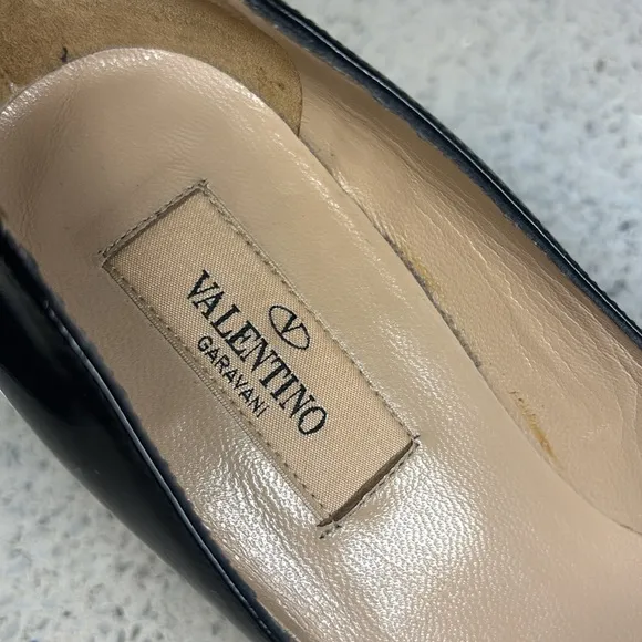 Valentino Black Bow Heels Size 36