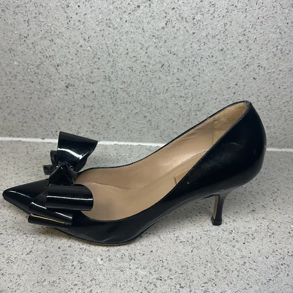 Valentino Black Bow Heels Size 36
