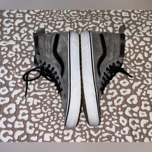 VANS Sk8-hi MTE Pewter/Plaid scotchgard sneakers