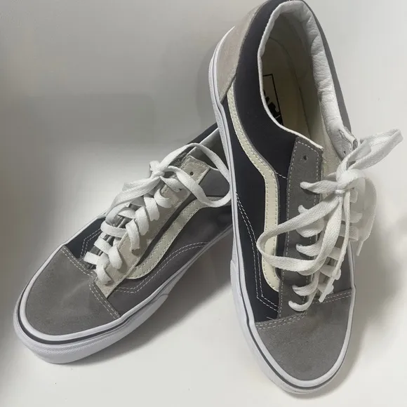 Vans Style Men's (Color Block) Gray Drizzle/Multi #VN0A54F6B92 NIB Size 9