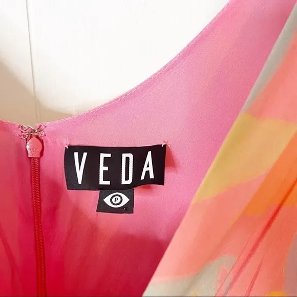Veda Dress NWOT Corazon Crepe Dress Maxi Dress in Palma New Size Small New S