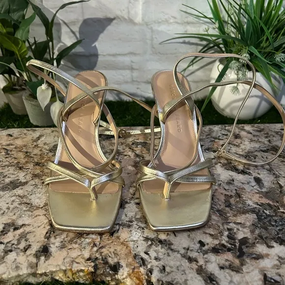 Veronica Bear Abriella suede 100mm sandals$350.00* • Out of stock • size 6.5