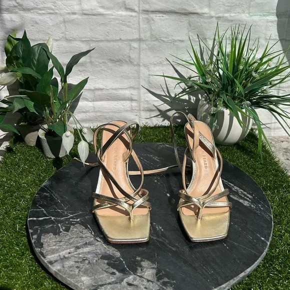 Veronica Bear Abriella suede 100mm sandals$350.00* • Out of stock • size 6.5