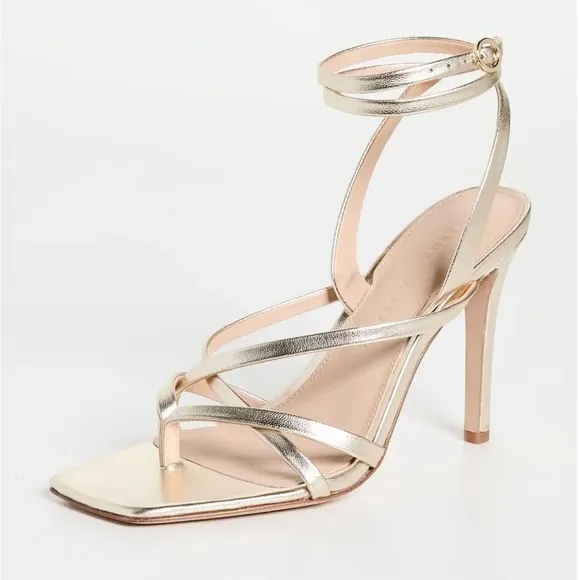 Veronica Bear Abriella suede 100mm sandals$350.00* • Out of stock • size 6.5