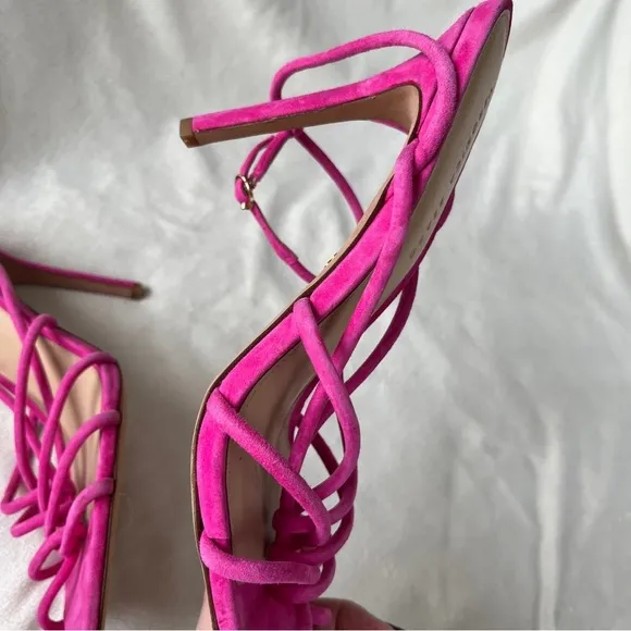 Veronica Beard Aneesha Suede Strappy Sandals Size 12 NWOT