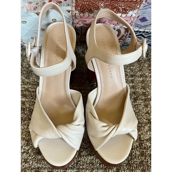 Veronica Beard Gela Heeled Sandals 7