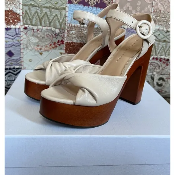 Veronica Beard Gela Heeled Sandals 7