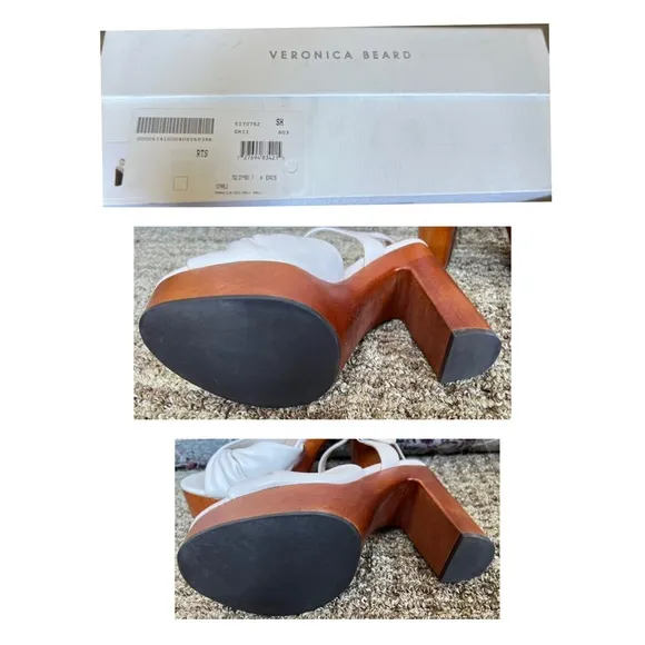 Veronica Beard Gela Heeled Sandals 7