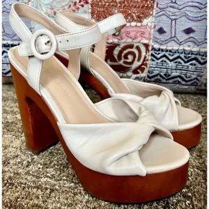 Veronica Beard Gela Heeled Sandals 7
