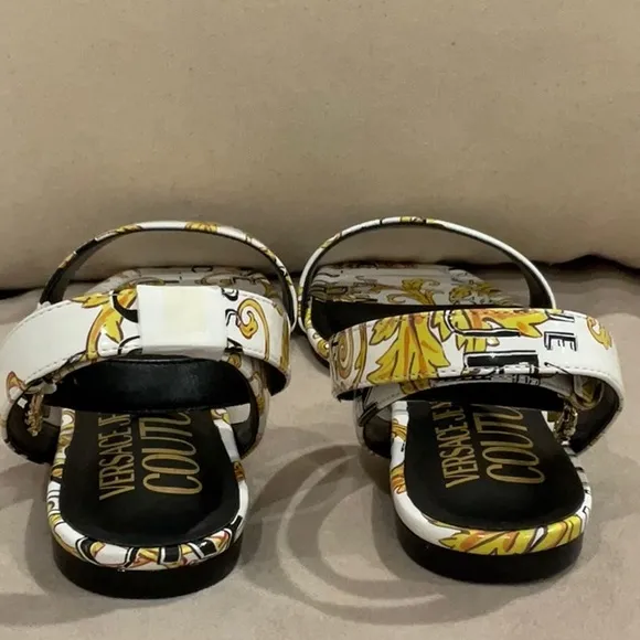 Versace White and Gold Women's Sandals