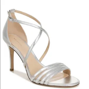 Via Spigq “Mila” silver sandals