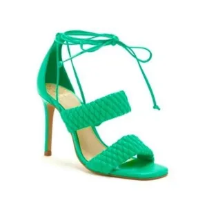 Vince Camuto Sandals Womens Size 9 Green Antilique Strappy Heels
