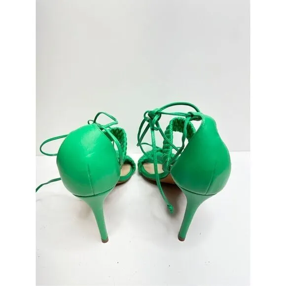 Vince Camuto Sandals Womens Size 9 Green Antilique Strappy Heels