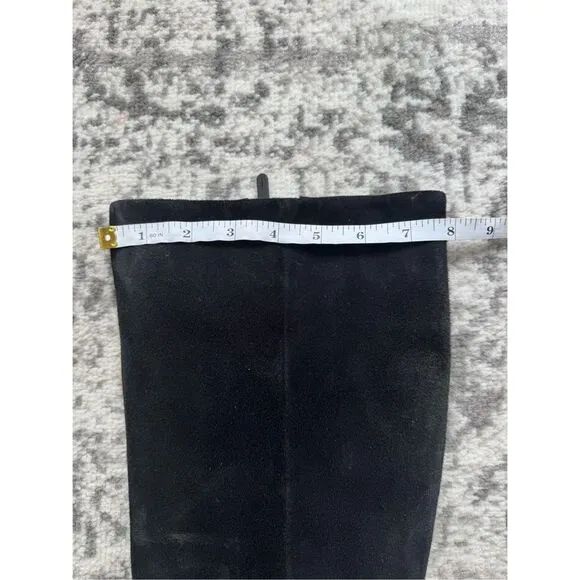 VINCE NWOB Maggie Knee High Black Suede Boots