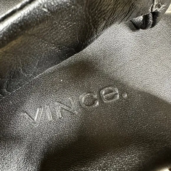 Vince Women's Skylar Strappy Slingback Sandals Black Size 6.5M New Without Box