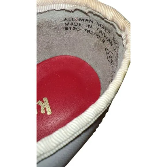 Vintage 80s Red &amp; White Saddle Shoes – Women’s Size 8M – Made in Taiwan R.O.C.