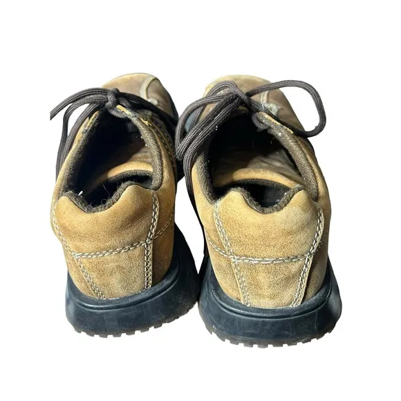 Vintage 90s Bed Stu Leather Shoes Mens 43 Brown Lace Up Square Toe Sneakers