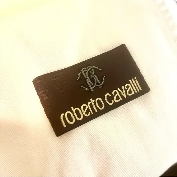 Vintage Embellished White Roberto Cavalli Jacket