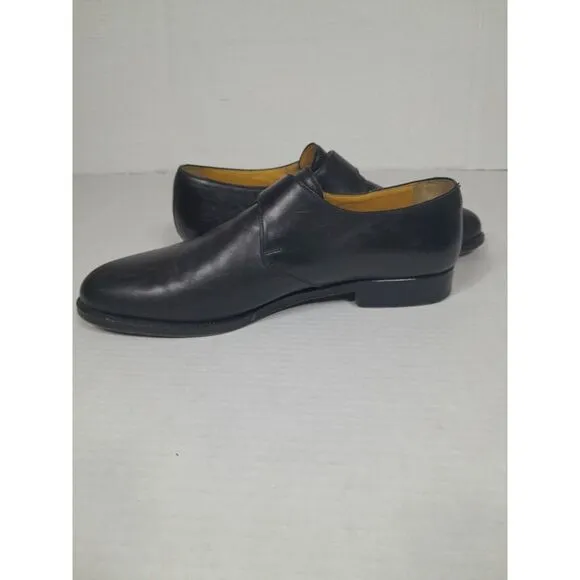 Vintage Magnanni Marco Monkstrap Dress Shoes Men's Sz 9 Black Gold‎