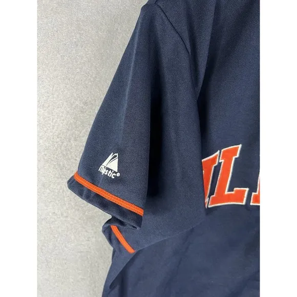 VTG University of Illinois Fighting Illini Baseball Jersey Majestic XL