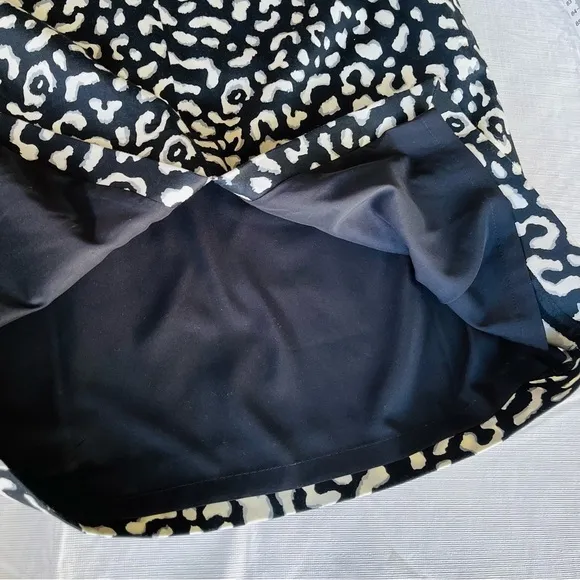 White House Black Market Animal Print Skirt