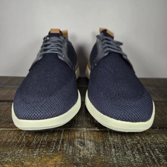 Wolf and Shepherd Swiftknit Derby Knit Mens Size 11 Lace Up Shoes Blue White