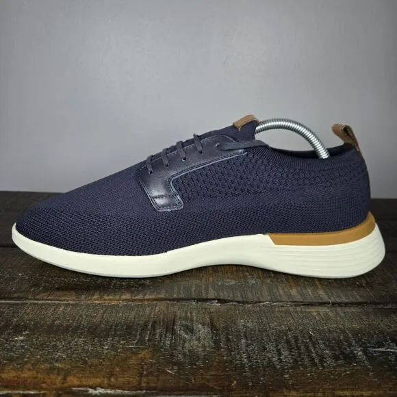 Wolf and Shepherd Swiftknit Derby Knit Mens Size 11 Lace Up Shoes Blue White