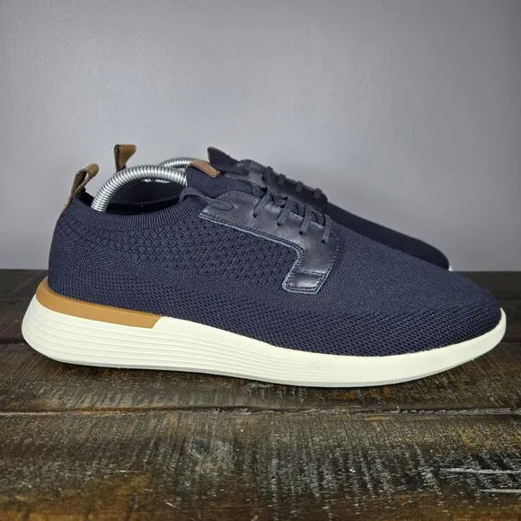 Wolf and Shepherd Swiftknit Derby Knit Mens Size 11 Lace Up Shoes Blue White