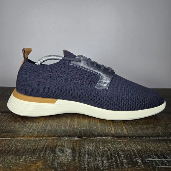 Wolf and Shepherd Swiftknit Derby Knit Mens Size 11 Lace Up Shoes Blue White