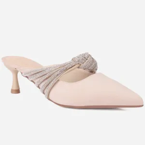 Women's "ZITA" Pointed Slide In Sandals