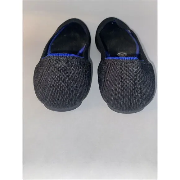 Women's Rothy's Blue Flat Slip-On Loafers 8.5 Round Toe Stretch Ballet Light