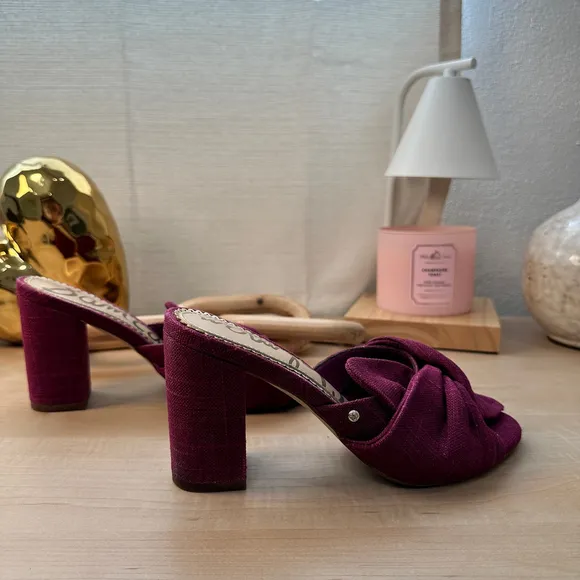 Women's Sam Edelman Heels,‎ Size 6, Burgundy